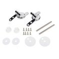thumbnail image 1 of Toilet Hinge Repair and Replacement Kit, Toilet Seat Fixings, Tool Set, 1 of 4