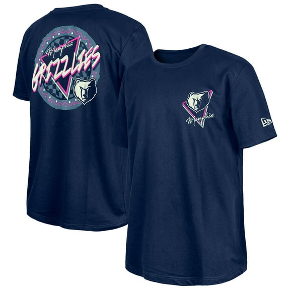 -New Era  Navy Memphis Grizzlies Glow-in-the-Dark T-Shirt
