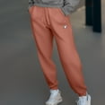 thumbnail image 3 of Dalix Heartly Ghost Embroidered Jogger Pant Soft Fleece Relaxed Fit Lounge Womens in Dusty Rose S Small, 3 of 5