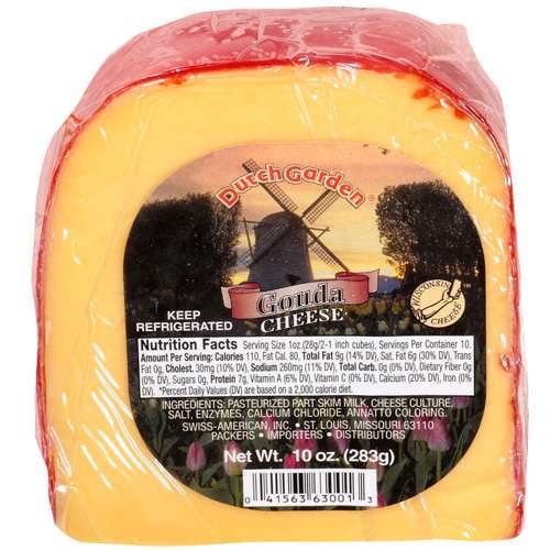 Dutch Garden Gouda Cheese, 10 oz by Swiss American Inc