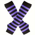 thumbnail image 1 of Dsseng Festive Striped Winter Arm Sleeves - Fire Ninja Style - Women‘s Fashion Accessory - Hand Wash or Dry Clean - Elastic Material - Knit Pattern - Suitable for Outdoor Use - Decorative, 1 of 6