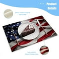 thumbnail image 3 of BaHomeck placemats Set of 4 Red And White Stripes And Stars Cotton Linen rectangle Placemats for Kitchen Dining Table Indoor,Outdoor,18*12inch, 3 of 4