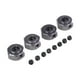 thumbnail image 4 of Conector hexagonal de metal RC, accesorios de bricolaje, piezas de repuesto para coche RC, fácil de instalar, cubo de rueda hexagonal Color titanio, 4 of 7
