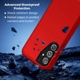 thumbnail image 4 of Entronix Heavy Duty Case Compatible with Galaxy S26 Plus, Shockproof Dustproof Triple Layer Hard Cover, Red, 4 of 6
