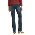 thumbnail image 2 of Oh! Mamma Maternity Women's Straight Leg Jeans with Full Panel (Women's & Women's Plus), 2 of 3