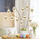 thumbnail image 1 of Adornos de huevos de Pascua, accesorios de espuma para huevos de Pascua, 13x10cm, blanco, rosa, amarillo y morado, decoración para árbol colgante. Decoración de centro de mesa de primavera para fiesta, 1 of 6