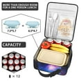 thumbnail image 3 of Space and Moon Theme Bento Bag – Starry Night Galaxy Insulated Lunch Box with Astronaut & Planet Print, Durable Waterproof Cooler for School, Office, or Hiking, 3 of 5
