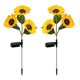 thumbnail image 1 of Trajes de lámpara al aire libre Irfora 2 paquetes de luces solares de girasol con control de luz inteligente para exteriores, resistente al agua, para jardín, paisaje, estaca de luz (3 girasoles) Irfora Trajes de lámpara al aire libre, 1 of 2