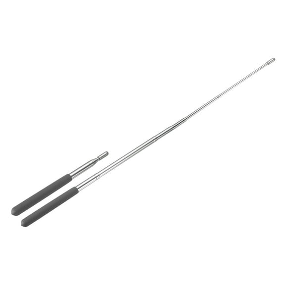2pcs Telescopic Teachers Pointer Teaching Pointer Stick 39 Inch Extendable Pointer for Classroom Whiteboard, Black