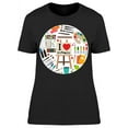 thumbnail image 1 of I Love Drawing T-Shirt Women -Image by Shutterstock, Female x-Large, 1 of 2