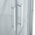 thumbnail image 3 of Dreamwerks Monaco 36 in. W X 36 in. D X 75 in. H Round Shower Stall Kit with Base and Walls in Brushed Nickel, 3 of 8