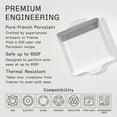 thumbnail image 3 of Made In Cookware - Square Baking Dish - White - Hand Crafted Porcelain - Professional Bakeware - Made in France, 3 of 7