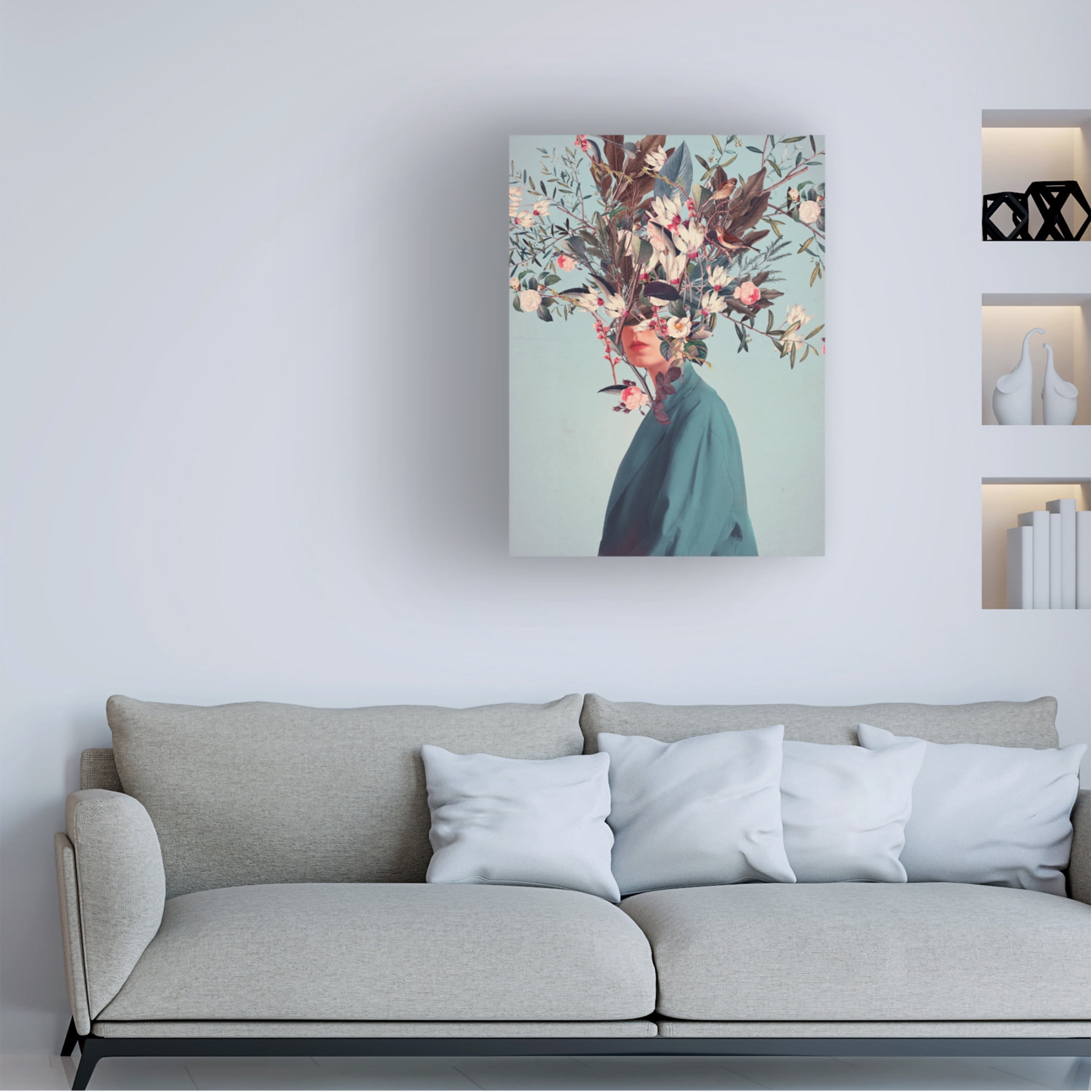 Trademark Fine Art Frank Moth  I Was Hidden but You Saw Me Canvas Wall Art