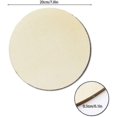 thumbnail image 2 of 5 piezas de círculos de madera de 20 cm YUANXCMXG placa de madera redonda sin terminar, 2 of 5
