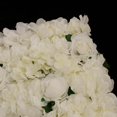 thumbnail image 4 of Seda Hydrangea Rose Flower Panel de Pared Colgando Boda Telón de Fondo Decoración Floral Blanco BLESIY Pared de flores de seda artificial, 4 of 8