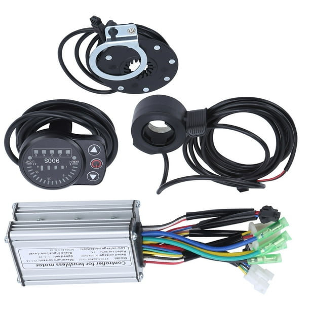 Kit Controlador Motor Sin Escobillas 36V/48V 500W – Incluye Pantalla EN06, Acelerador Y Sensor, Para Bici Eléctrica