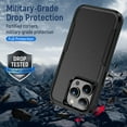 thumbnail image 4 of Designed for iPhone 11 Pro Max Heavy Duty Case, Protection Shockproof Dropproof Dustproof Anti-Scratch Phone Case Cover for iPhone 11 Pro Max, Black, 4 of 9