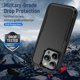 thumbnail image 4 of Entronix Funda Resistente Diseñada para iPhone 12 Pro Max, Cubierta Protectora a Prueba de Golpes de Triple Capa, Color Negro, 4 of 9