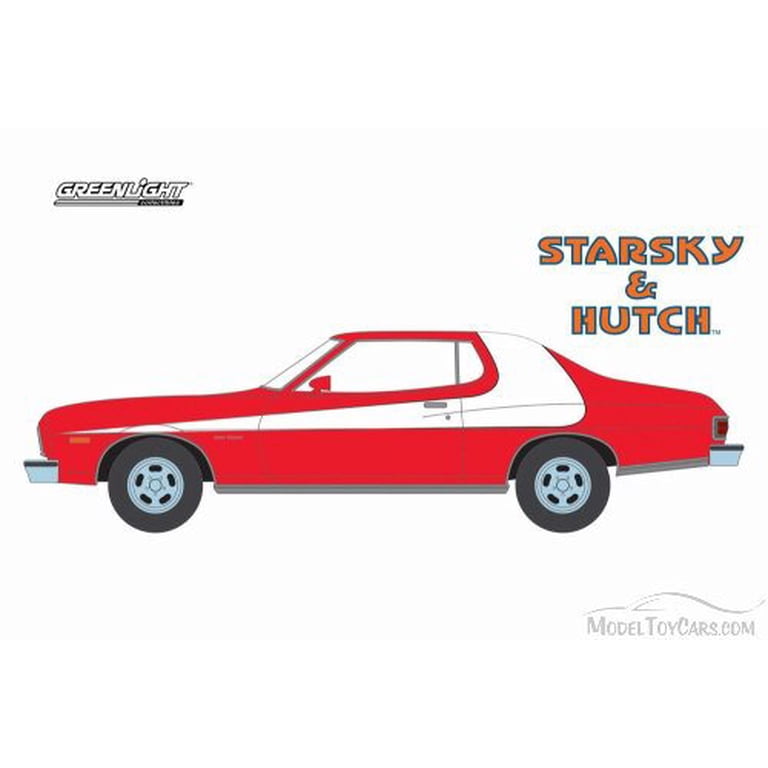 1976 Ford Gran Torino Starsky and Hutch, Red - Greenlight 44780A