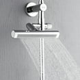 thumbnail image 3 of FORNO ACQUA AcquaFALL Shower, Polished Stainless Steel Finish, Overhead Rainfall Shower, Handheld Shower Head, Body Jets, 2.5 GPM Flow Rate, 3 of 15