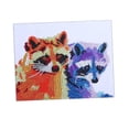 thumbnail image 1 of Kits de Pintura con Forma Especial de Diamante en 5D Rhinestone Mosaic Picture Mapache, 1 of 8