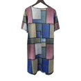 thumbnail image 4 of Nyfairy Plus Size Women 5 Styles Print Round Neck Short Sleeve Casual Midi Dress With Side Pockets, 4 of 4