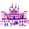 My Beautiful Castle 34 Toy Doll Playset w/ Lights, Sounds, Prince and Princess Figures, Horse Carriage, Castle Play House, Furniture, Accessories