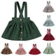 thumbnail image 2 of 3 yearsA5Pudcoco, faldas con tirantes de tutú para niños pequeños, faldas de pana con volantes para niñas pequeñas, ropa sólida con lazo de botón de otoño para verano 2020 esquí esquí Gafas de esquí, 2 of 5