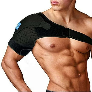 Sixora Shoulder Brace Adjustable Shoulder Strap (Black) Regular Size 30"-40"