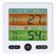 thumbnail image 2 of Reloj despertador electrónico LCD con control de temperatura y humedad para uso doméstico en interiores, color blanco., 2 of 14