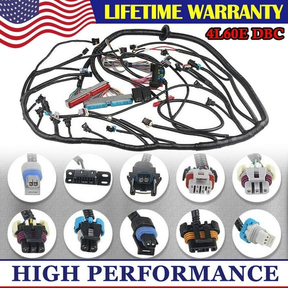 For LS SWAPS DBC 4.8 5.3 6.0 1999-2006 LS1-4L60E Wiring Harness Stand Alone