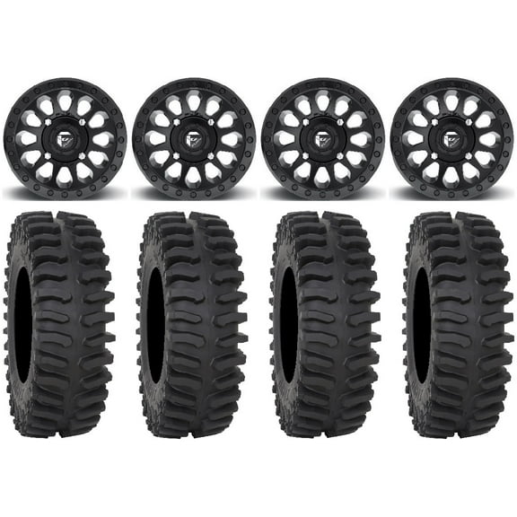 Fuel Vector MB 14" Wheels 28" XT400 Tires Polaris RZR XP 1000 / PRO XP / Ranger XP 900/1000