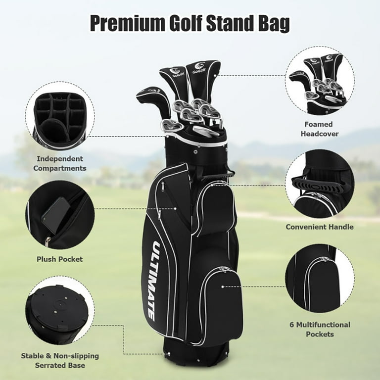 Resenkos Golf Carry Bag Set ,Golf Cart Bag Set,10 Pieces Womens Complete Golf Club Set with Alloy Driver Resenkos Golf Carry Bag Set ,Golf Cart Bag Set,10 Pieces Womens Complete Golf Club Set with Alloy Driver