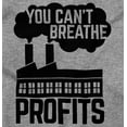 thumbnail image 2 of You Can't Breathe Profits Earth Day Women's T Shirt Ladies Tee Brisco Brands M, 2 of 5