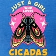 thumbnail image 3 of CafePress - Cicadas Just A Girl Who Loves Cicadas Entomology Men's Football T Shirt - Mens Football Shirt, 3 of 4
