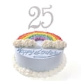thumbnail image 2 of 2x Torta con número de de de cristal de de imitación frágil, 2 of 7