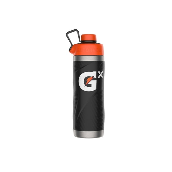 Botella Gatorade Gx de acero inoxidable 946ml negra