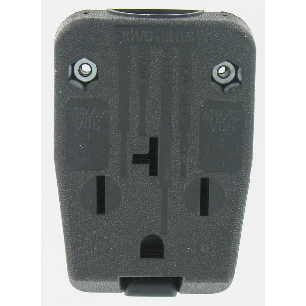 Leviton R500027500T 30/50 Amp Commercial Grade Straight Blade Angle