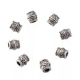 thumbnail image 6 of U8MO 20pcs Tibetan Silver Barrel Metal Beads Nickel Free Loose Spacers Findings 8mm, 6 of 8