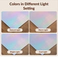 thumbnail image 7 of Design&I 8'x10' Washable Area Rug Purple Mermaid Aesthetic Motif Pastel Bubble Kawaii Scale for King Size Bedroom, Under Bed, Sleek Flatweave Pet Friendly, 7 of 7