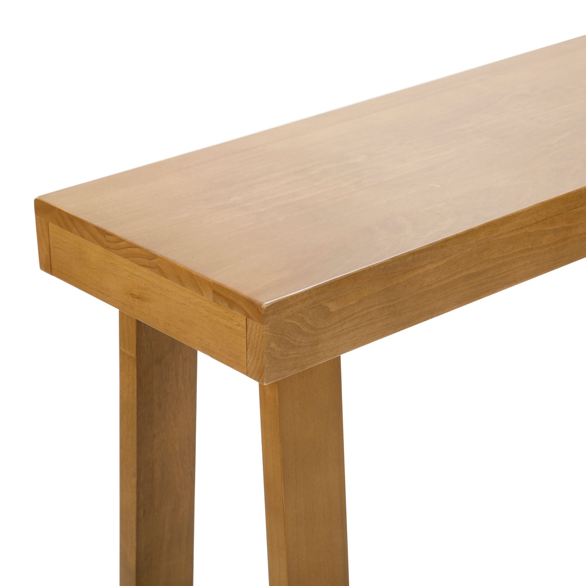 Plank+Beam Solid Wood 66" Console Table, Classic Entryway Table, Narrow Foyer Table