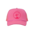 thumbnail image 1 of Joshua Tree Adjustable Mesh Trucker Hat w/ Rope Brim - Neon Pink - Pink, 1 of 1