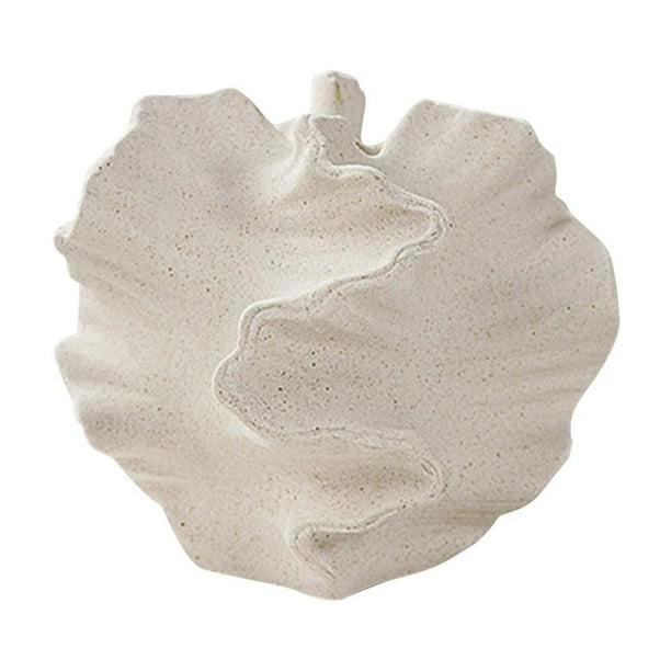 Jarrón de cerámica para mesa, moderno soporte para plantas, jarrón de cerámica para escritorio Blanco Pequeño