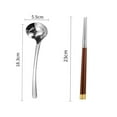 thumbnail image 2 of FRCOLOR  Kitchen Supplies Portable Chopsticks Slotted Strainer Travel, 2 of 8