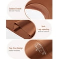 thumbnail image 6 of OEIOEI No Show Slip Shorts for Women High Waisted Seamless Underwear 3 Pack(S,Brown Mix), 6 of 9
