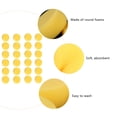 thumbnail image 3 of 1 Ensemble 24 Pcs Éponges Rondes pour Artistes Aquarelle (Jaune), 3 of 9