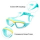 thumbnail image 4 of Juego de gafas de natación y tapones para los oídos Clear View para niños y niñas de Lake Blue, 4 of 5