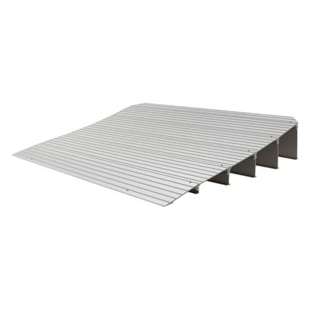 Silver Spring 5-1/4" High Aluminum Mobility Threshold Ramp for Wheelchairs, Scooters, and Power Chairs