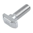 thumbnail image 5 of M8 Thread T-Slot Drop-in Stud Sliding Screw Bolt Silver Tone 10Pcs, 5 of 8