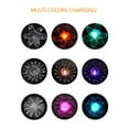 thumbnail image 5 of QiShi LED Color Changing Solar Stake Lights Outdoor - Garden Figurines [Set of 3] (Dandelion & Lily & Sunflower) - LED Garden Lights Garden Decor - Yard Lights Solar Landscape Dandelion's, 5 of 7